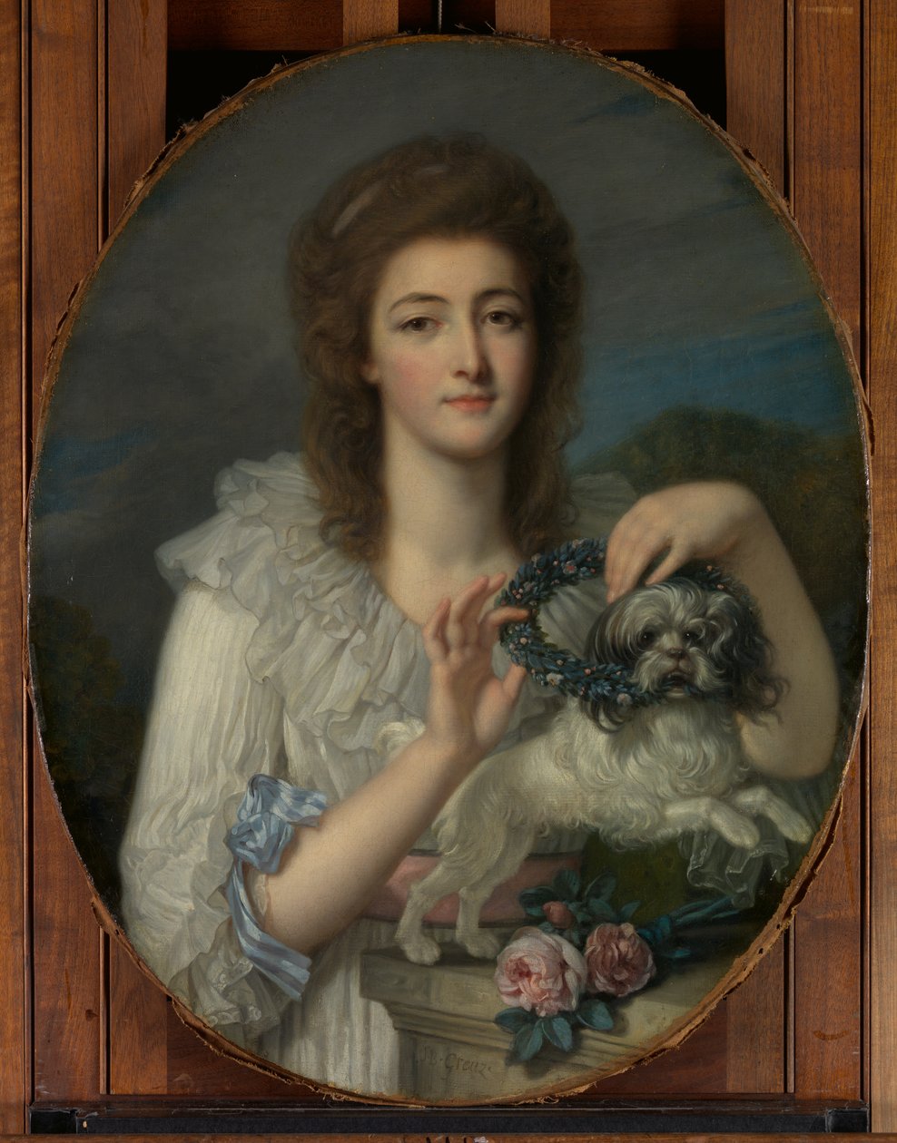 Księżniczka Warwara Nikołajewna Gagarina 1762-1802, c. 1780-82. autorstwa Jean Baptiste Greuze