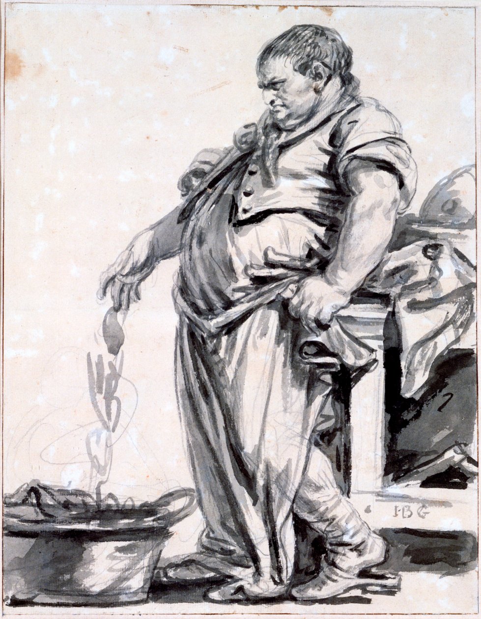 Rzeźnik, c1745-1805 autorstwa Jean Baptiste Greuze
