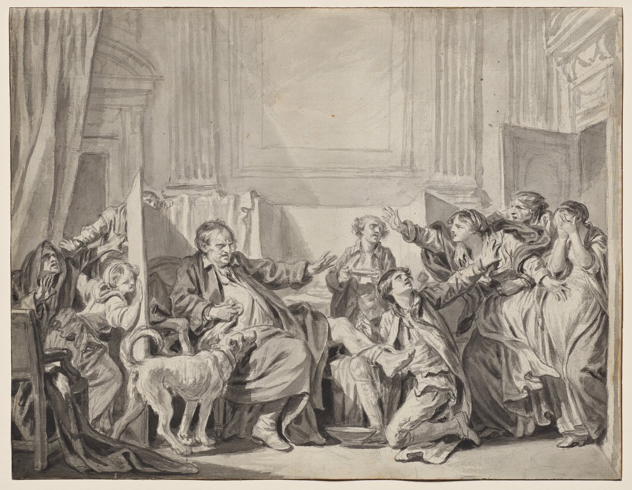 Córka winna i skruszona autorstwa Jean Baptiste Greuze