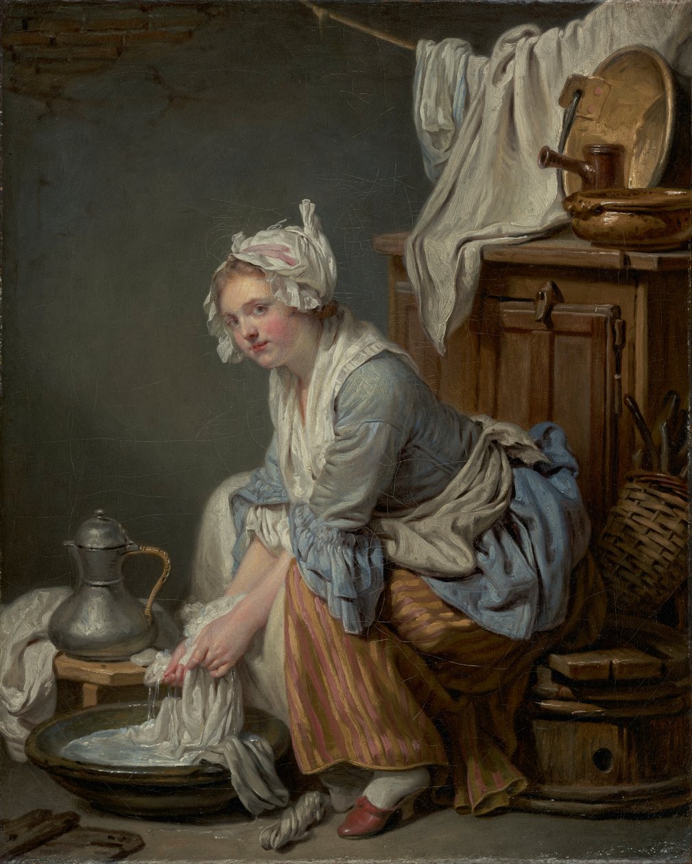 Praczka autorstwa Jean Baptiste Greuze
