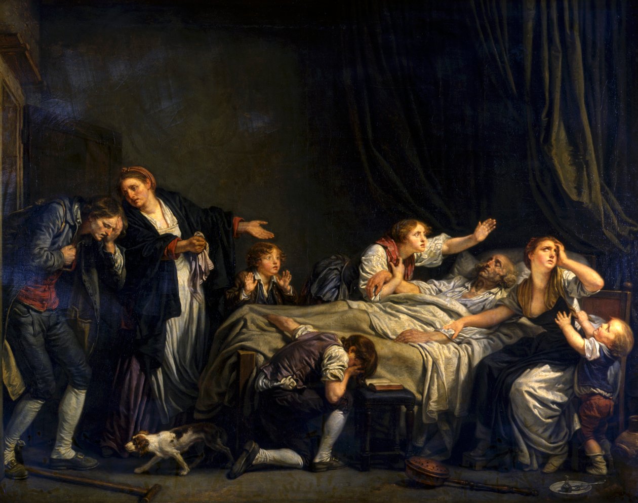 Ukarany syn, 1778 autorstwa Jean Baptiste Greuze