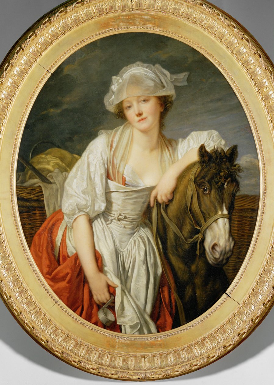 Mleczarka (obraz na płótnie) autorstwa Jean Baptiste Greuze