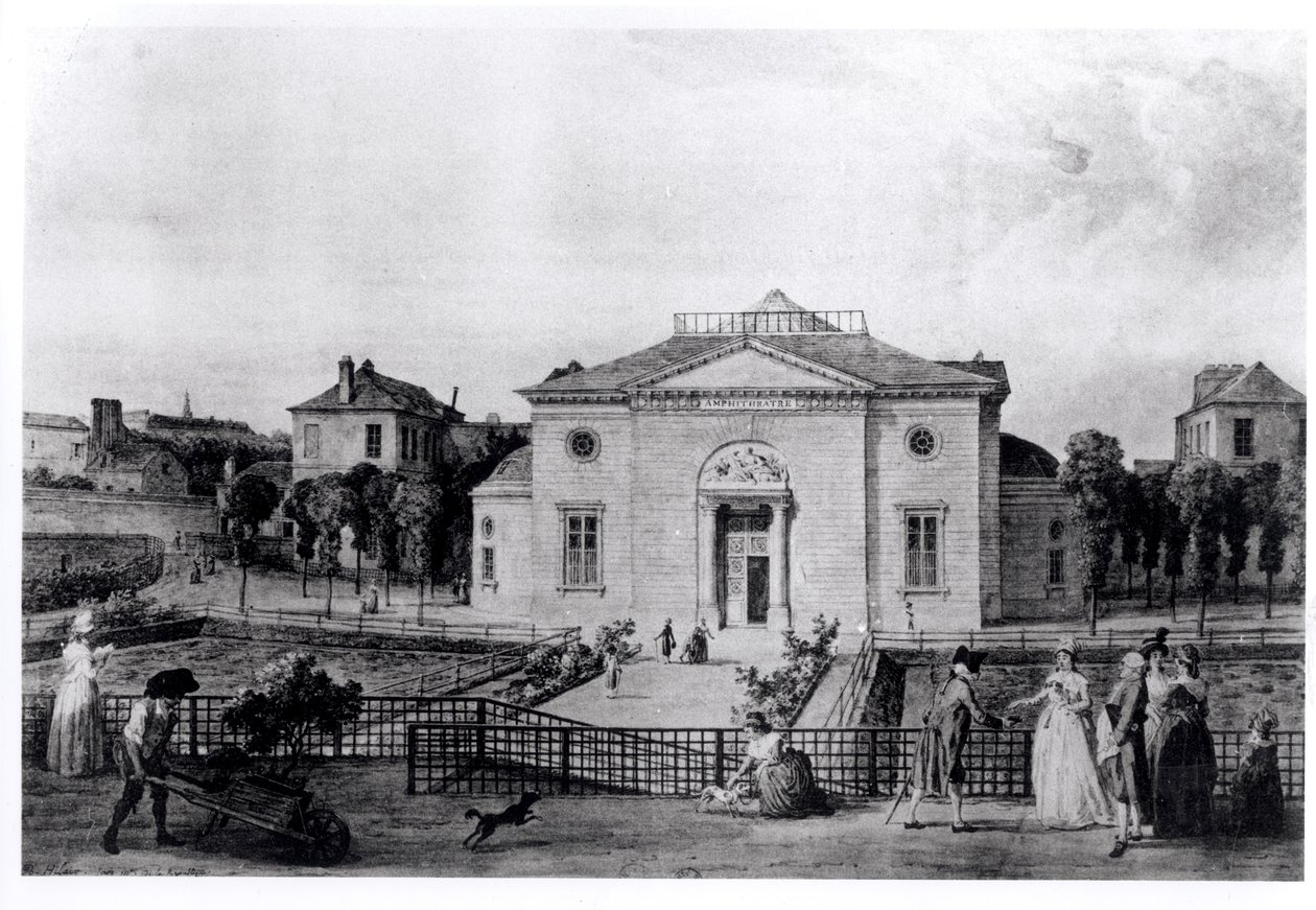 Wielki Amfiteatr Jardin des Plantes w Paryżu, w 1794 r., z „Le Museum d