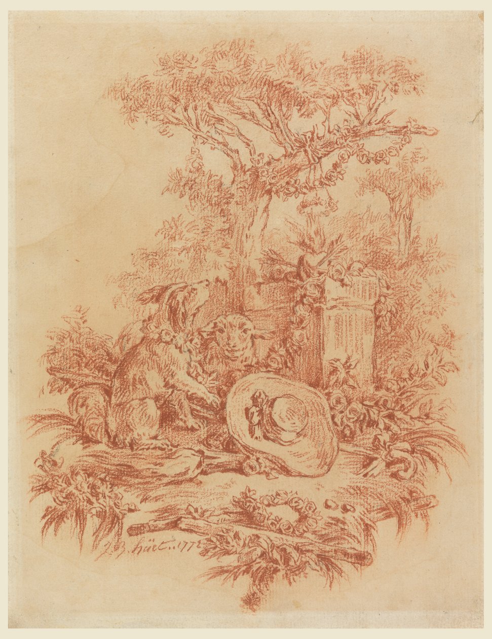 Pasterski autorstwa Jean Baptiste Huet