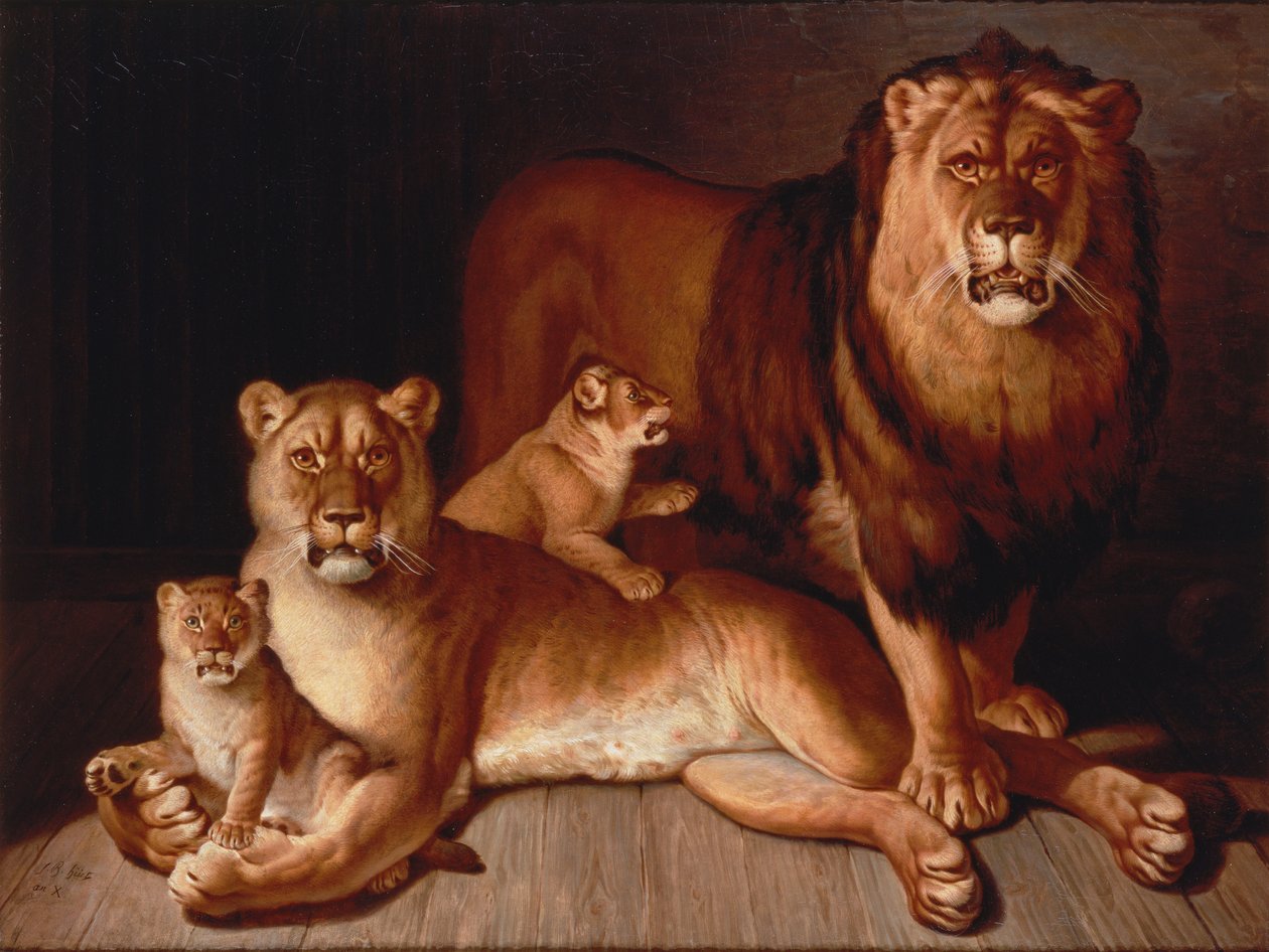Lwia duma autorstwa Jean Baptiste Huet