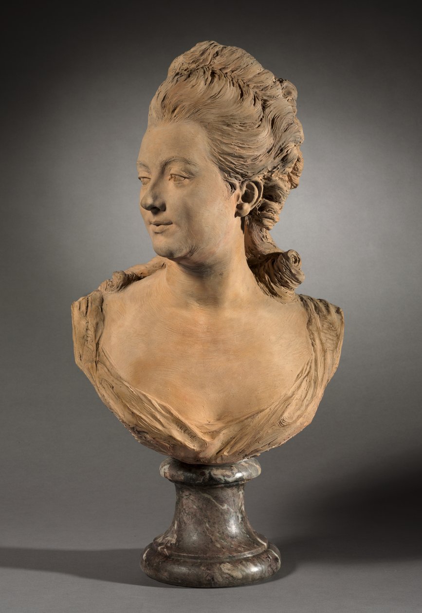 Portret panny de Vandeul, prawdopodobnie 1760 autorstwa Jean Baptiste II Lemoyne