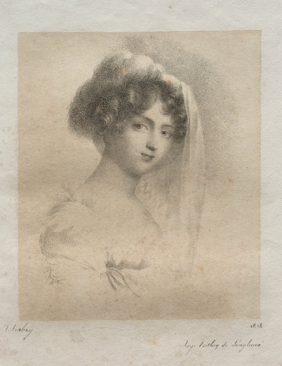 Pani. Horace Vernet autorstwa Jean Baptiste Isabey