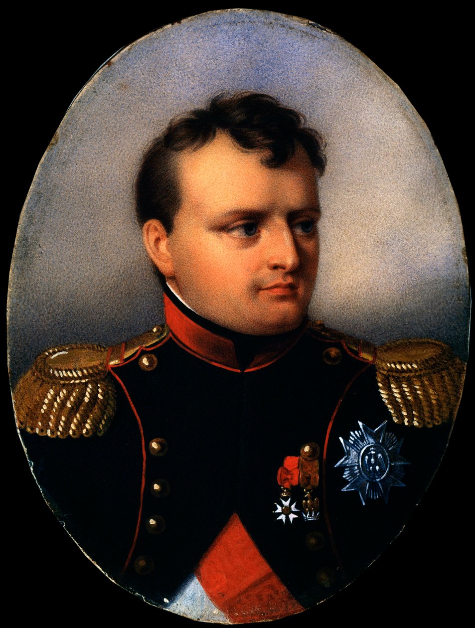 Portret cesarza Napoleona I Bonaparte 1769-1821, początek XIX wieku. autorstwa Jean Baptiste Isabey