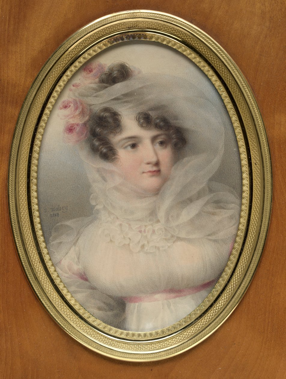 Portret Hortense de Perregaux, księżnej Ragusy, 1818. autorstwa Jean Baptiste Isabey