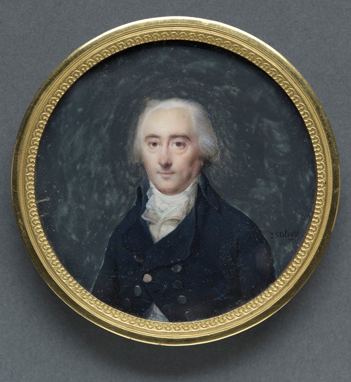 Portret mężczyzny, początek lat 90. XVIII wieku. autorstwa Jean Baptiste Isabey