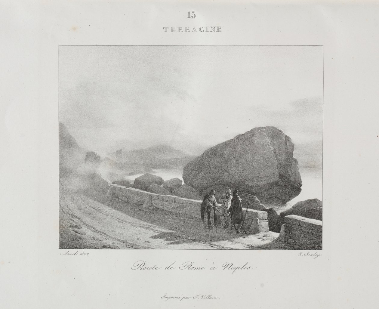 Wyjazd do Włoch w 1822 r. autorstwa Jean Baptiste Isabey