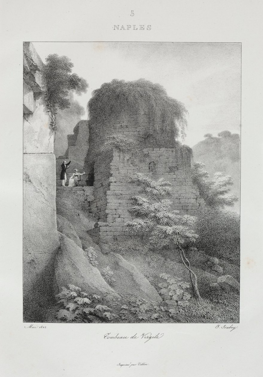 Wyjazd do Włoch w latach 1822, 1833. autorstwa Jean Baptiste Isabey