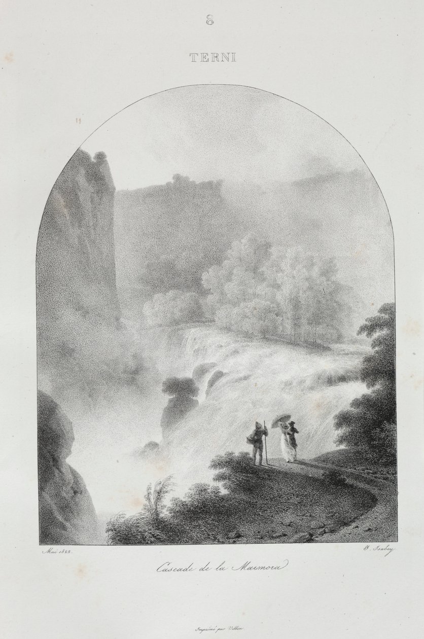 Wyjazd do Włoch w latach 1822, 1833. autorstwa Jean Baptiste Isabey