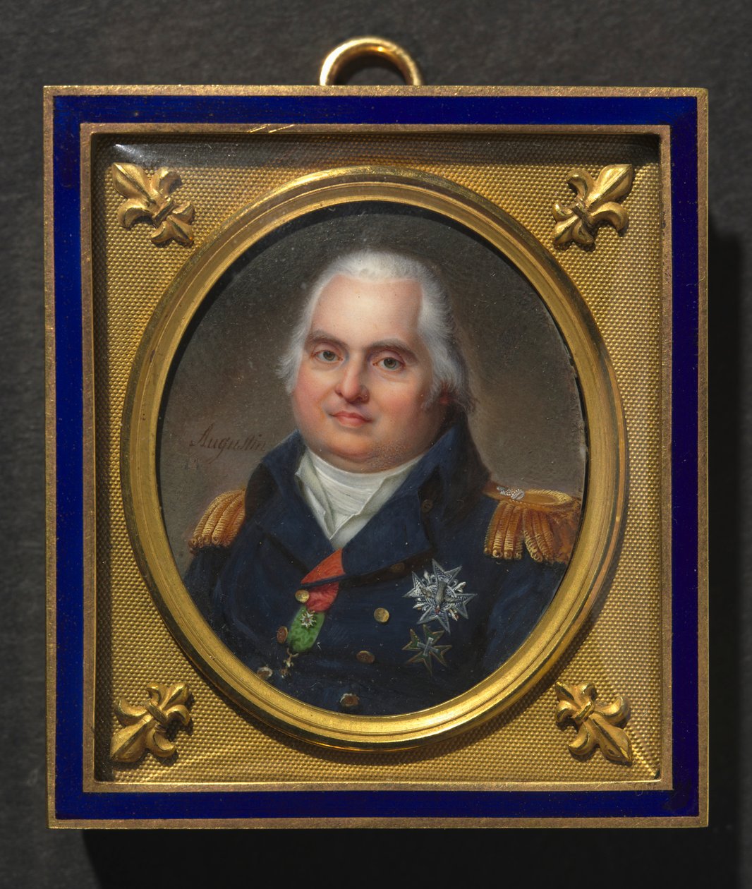 Portret Ludwika XVIII, ok. n.e. 1822. autorstwa Jean Baptiste Jacques Augustin