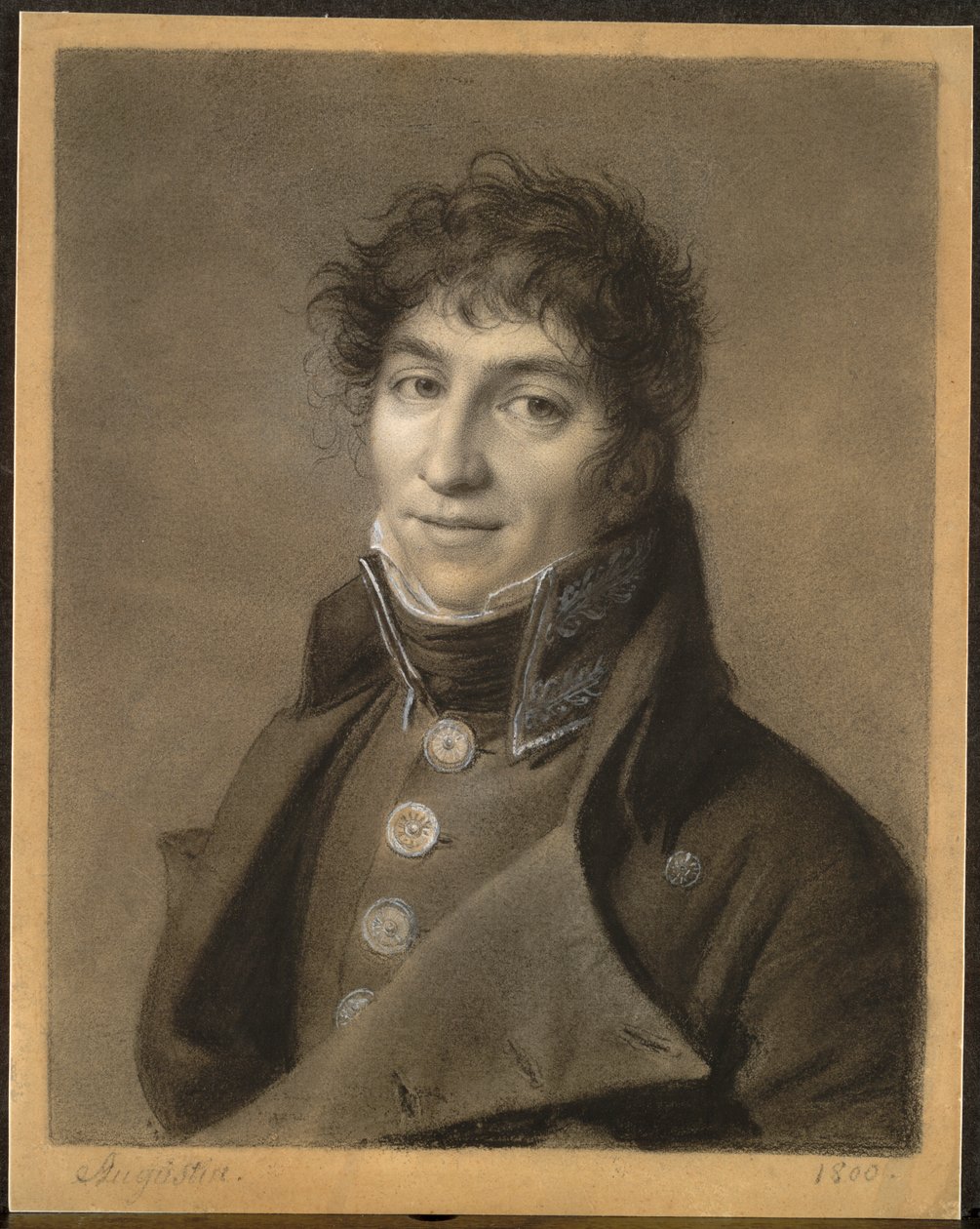 Portret mężczyzny autorstwa Jean Baptiste Jacques Augustin