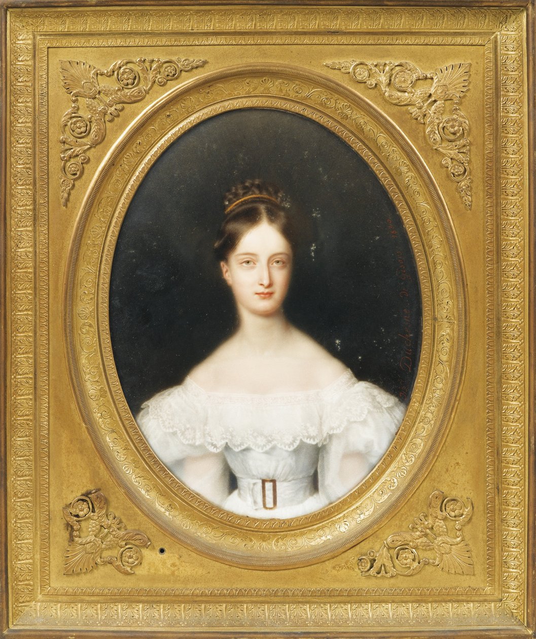 Księżniczka Clémentine Orléans 1817-1907, księżniczka Sachsen-Coburg i Gotha, 1830 autorstwa Jean Baptiste Joseph Duchesne