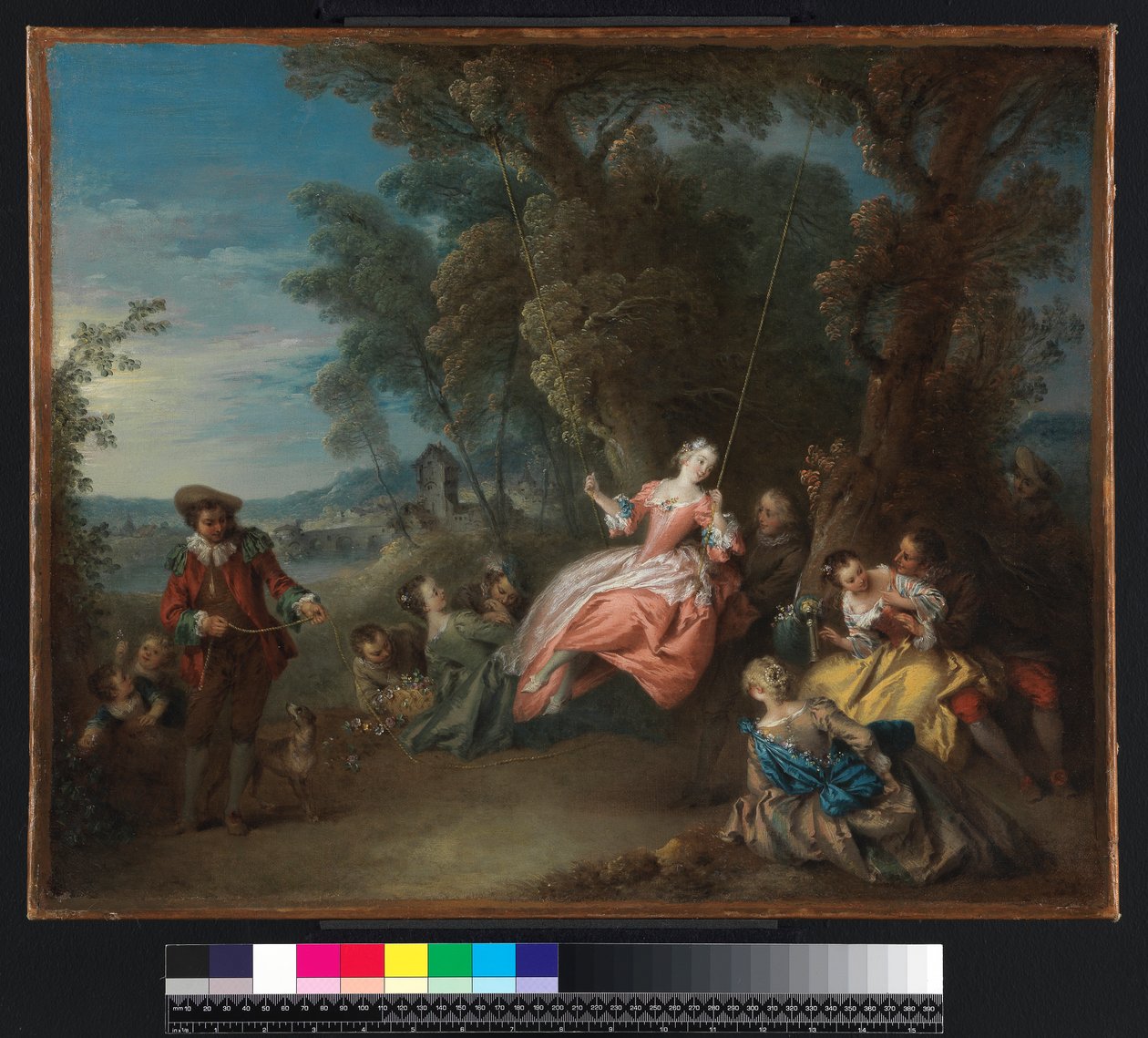 Huśtawka autorstwa Jean Baptiste Joseph Pater