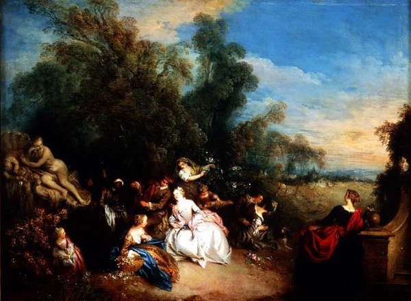 Relaks na wsi autorstwa Jean Baptiste Joseph Pater