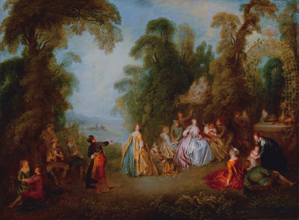 Taniec, ok. 1730 autorstwa Jean Baptiste Joseph Pater