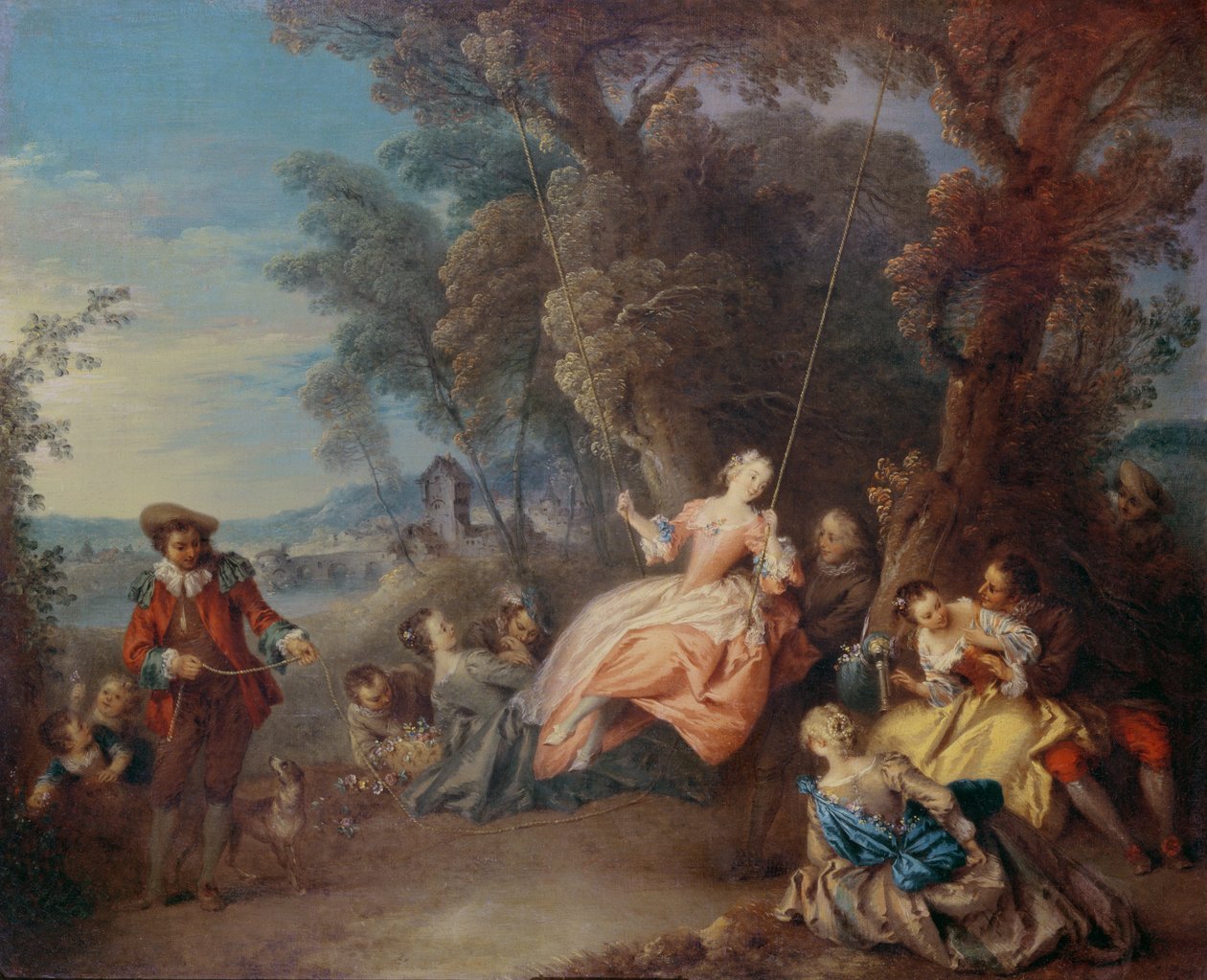 Huśtawka autorstwa Jean Baptiste Joseph Pater