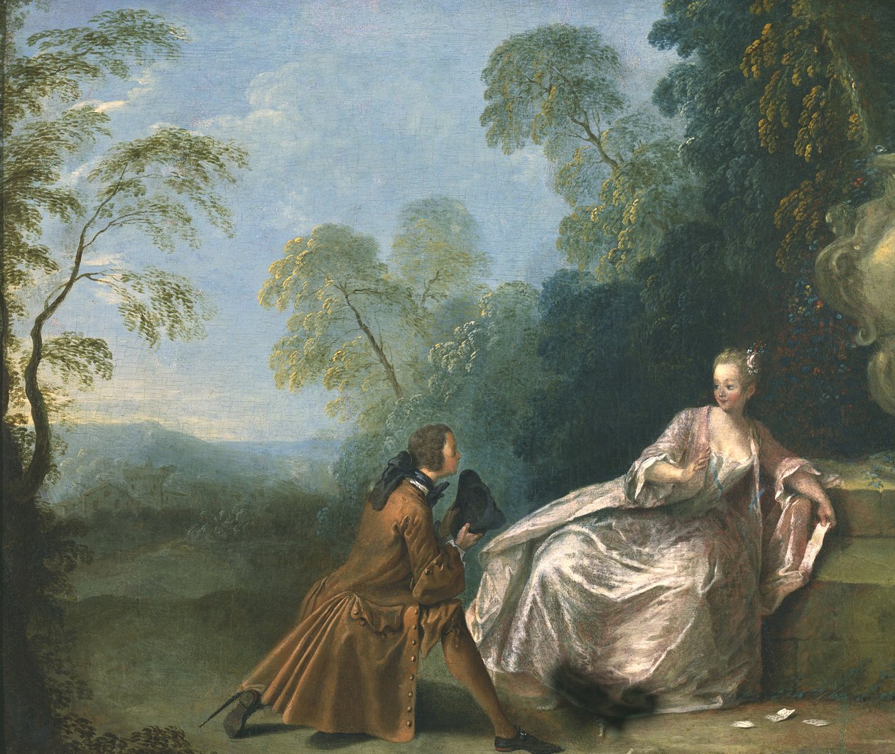Dzielna rozmowa autorstwa Jean Baptiste Joseph Pater