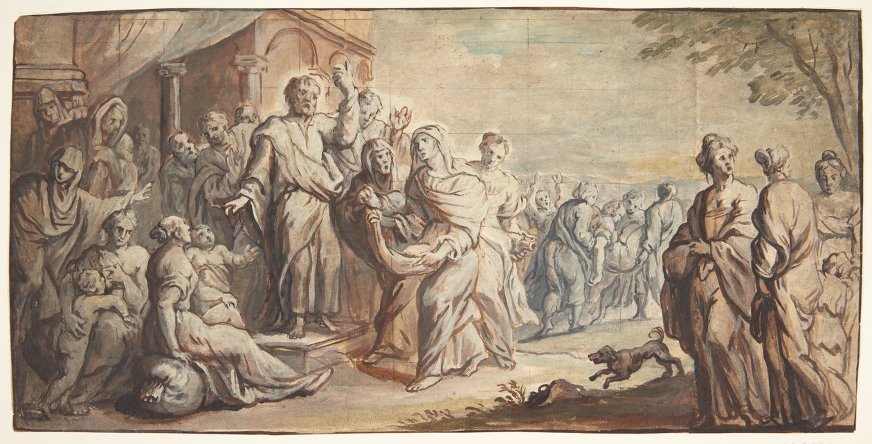 Prezentacja religijna autorstwa Jean Baptiste Jouvenet