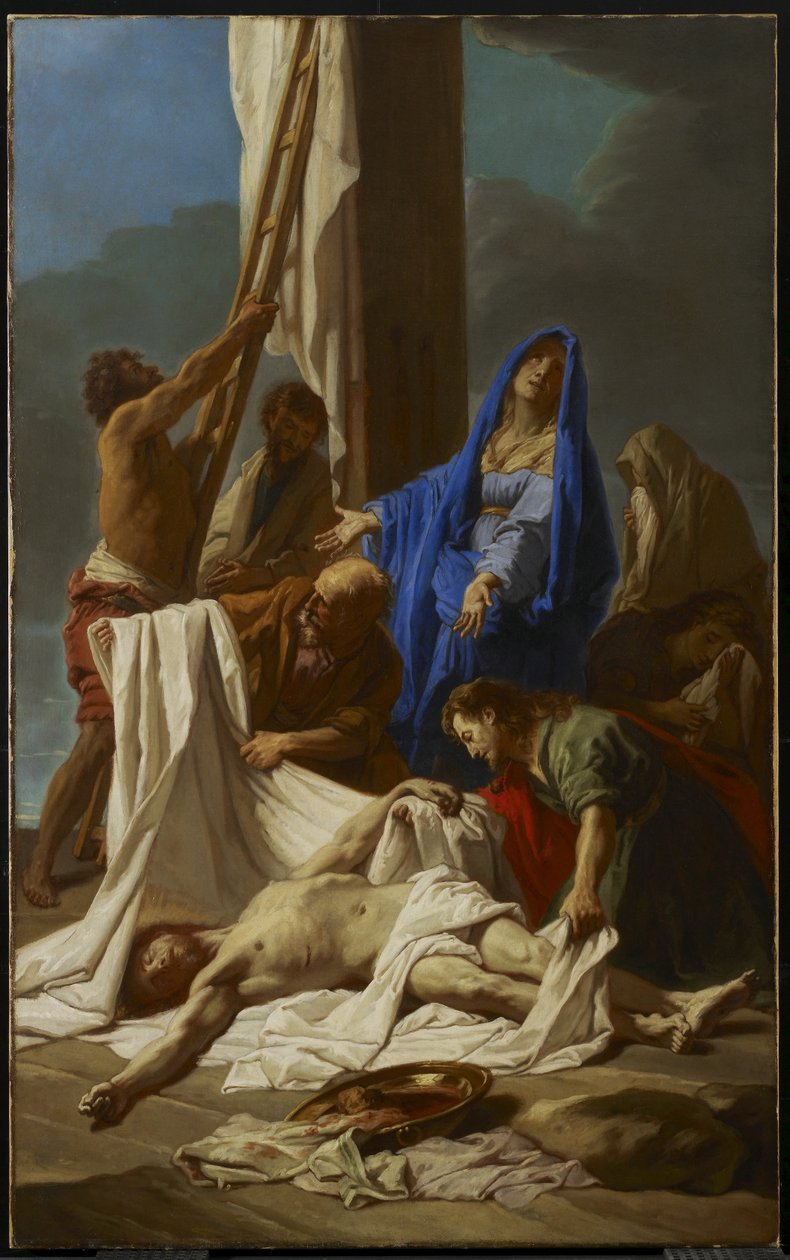 Lamentacja, ok. 1704 autorstwa Jean Baptiste Jouvenet