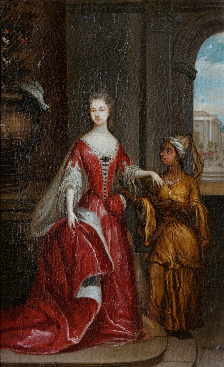 Holenderski: Elisabeth Savage (1699-1746). Żona Fryderyka z Nassau-Zuylensteyn, hrabiego Rochford Elisabeth Savage (1699-1746). Żona Fryderyka Nassau-Zuylensteyn, hrabiego Rochford autorstwa Jean Baptiste Lantscroon