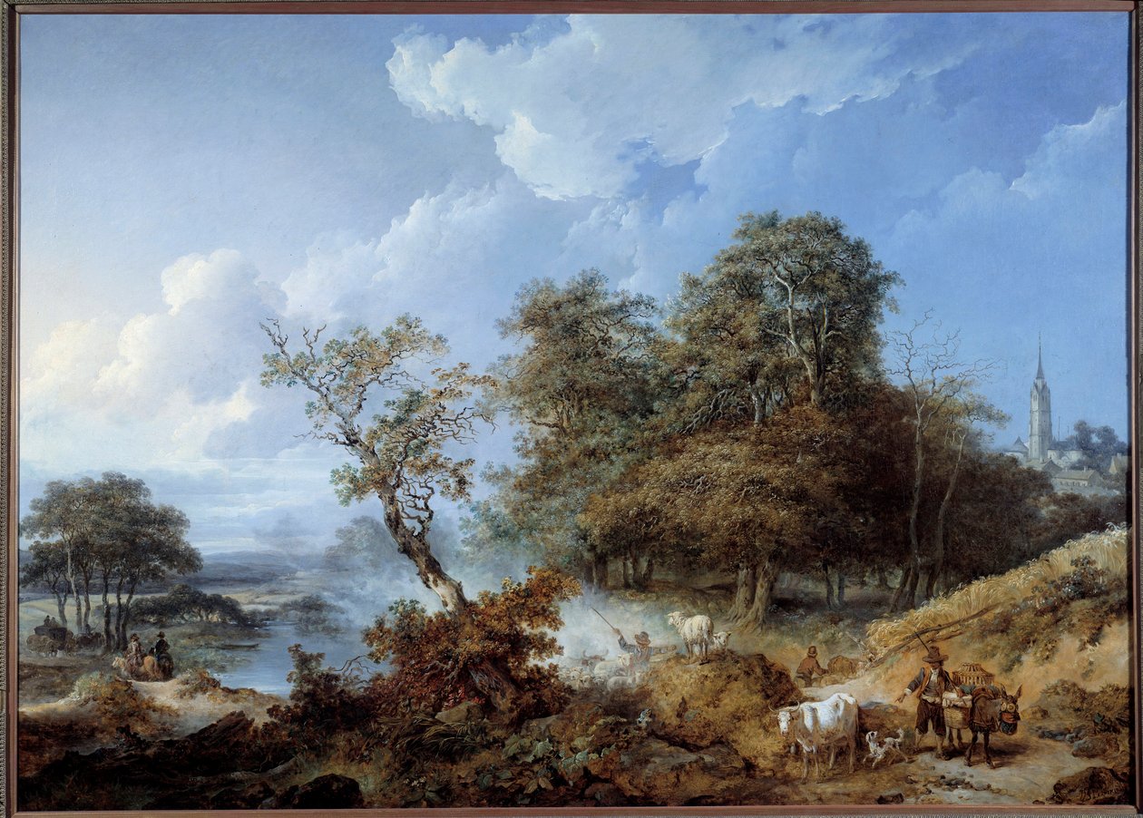 Sceneria anime. Obraz Jean-Baptiste Leprince (1734-1781) autorstwa Jean Baptiste Leprince