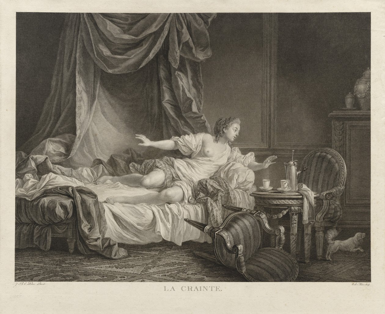 Strach autorstwa Jean Baptiste Leprince