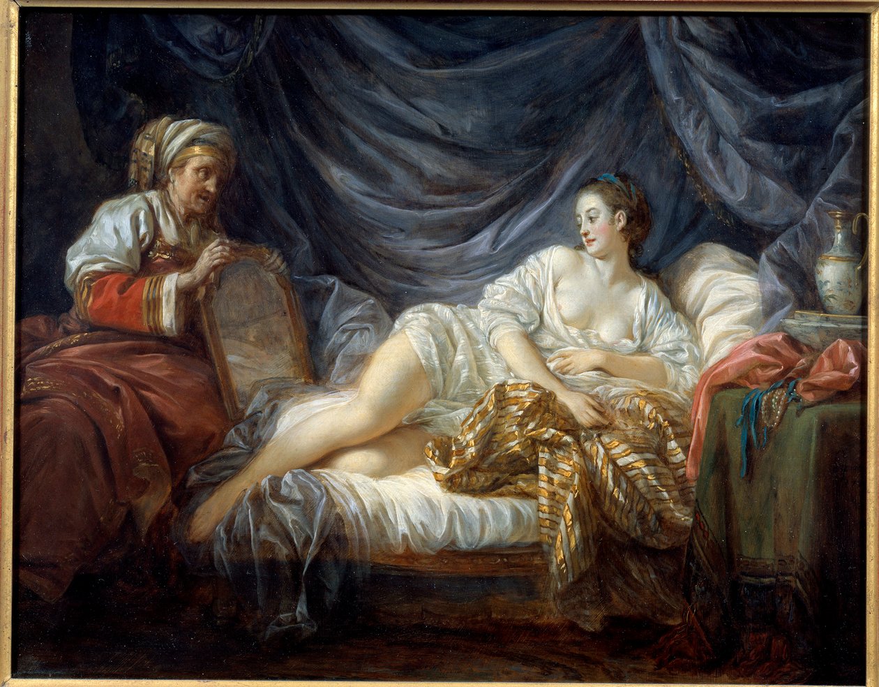 La Sultane Malarstwo Jeana Baptiste Leprince (1734-1781) 1772 Metz, Muzeum Sztuk Pięknych autorstwa Jean Baptiste Leprince