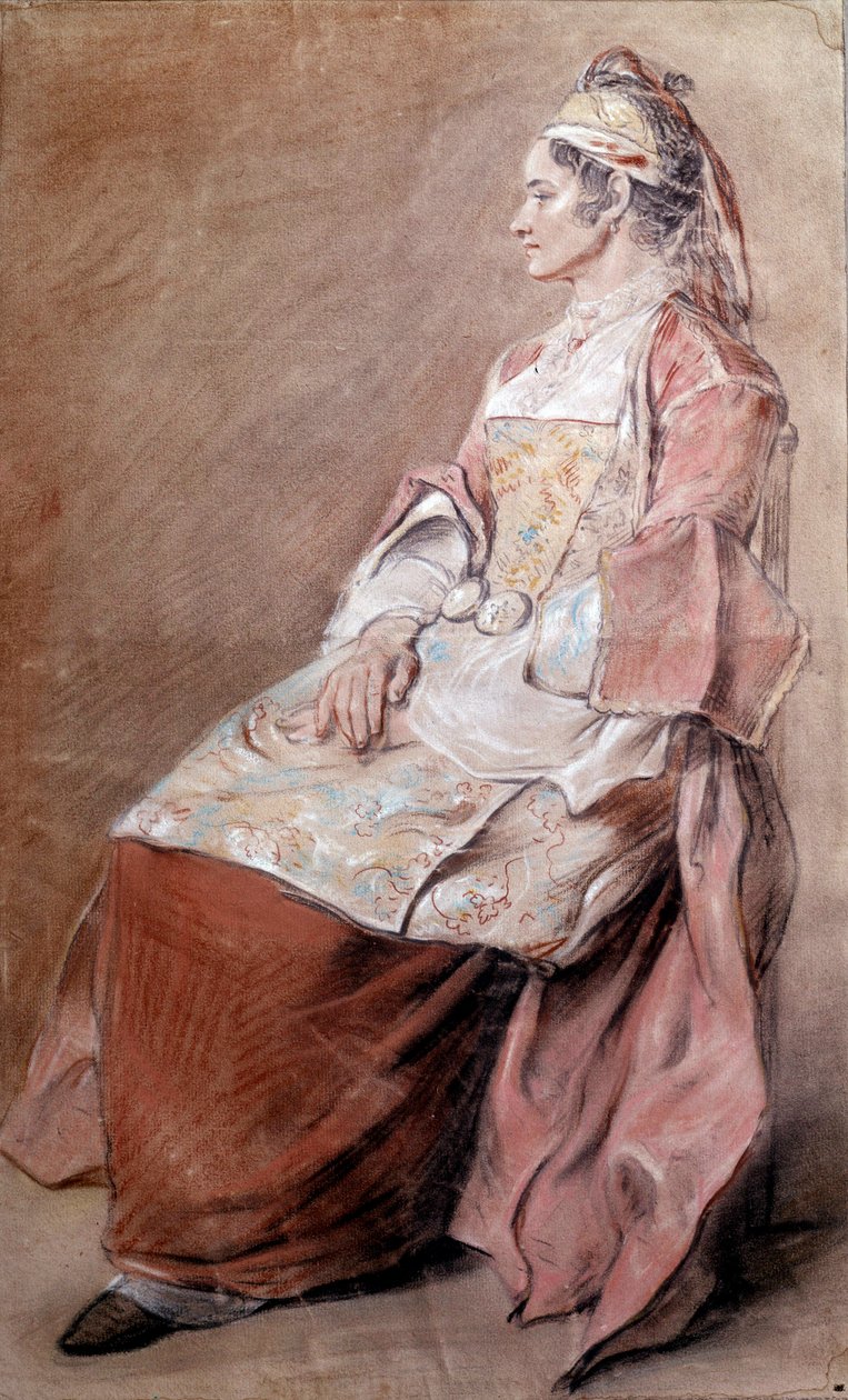 Rosyjski chłop rysujący krew Jean Baptiste Leprince (1734-1781) XVIII-wieczny Paryż, Luwr autorstwa Jean Baptiste Leprince