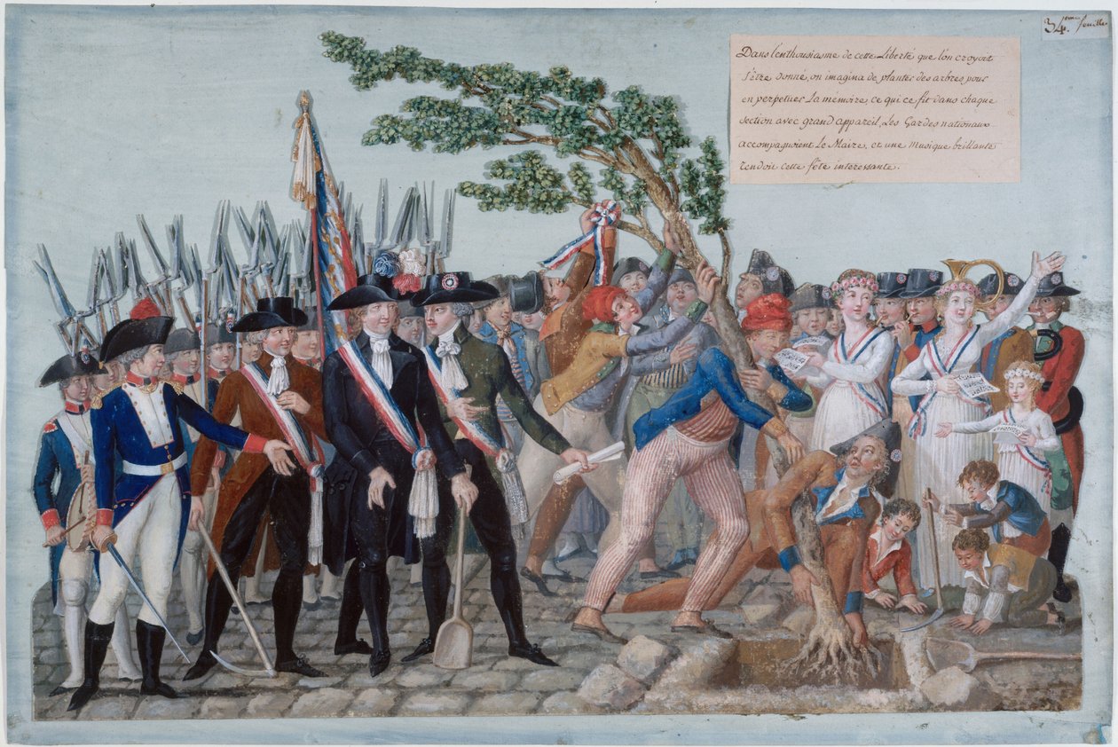 Drzewo Wolności 1789, c. 1790. autorstwa Jean Baptiste Lesueur