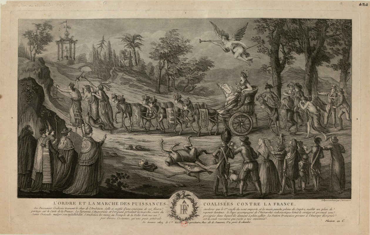 Marsz mocarstw sprzymierzonych przeciwko Francji, 1798, 1798. autorstwa Jean Baptiste Marie Louvion
