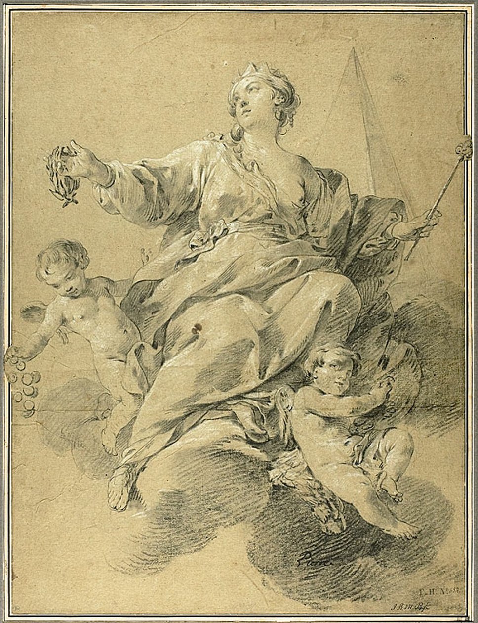 Alegoria Zwycięstwa autorstwa Jean Baptiste Marie Pierre