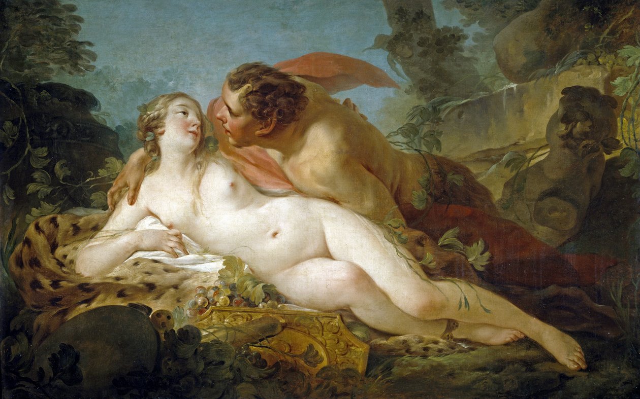 Jowisz i Antiope – Pierre, Jean-Baptiste Marie (1714-1789) autorstwa Jean Baptiste Marie Pierre