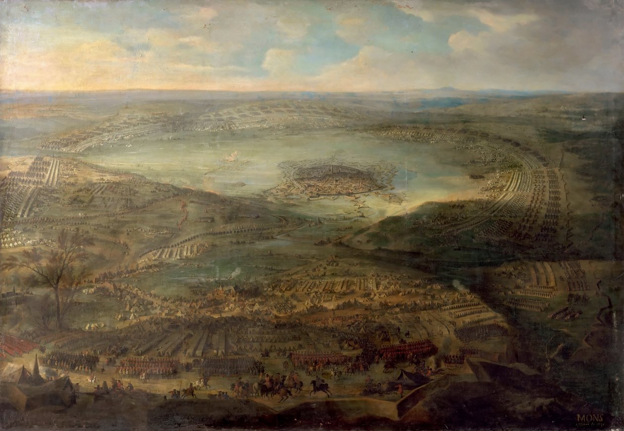 Oblężenie Mons, 1691 autorstwa Jean Baptiste Martin