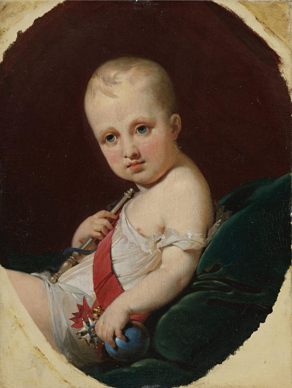 Napoleon François Bonaparte, książę Reichstadt, król Rzymu 1811-1832, ok. 1812 autorstwa Jean Baptiste Mauzaisse