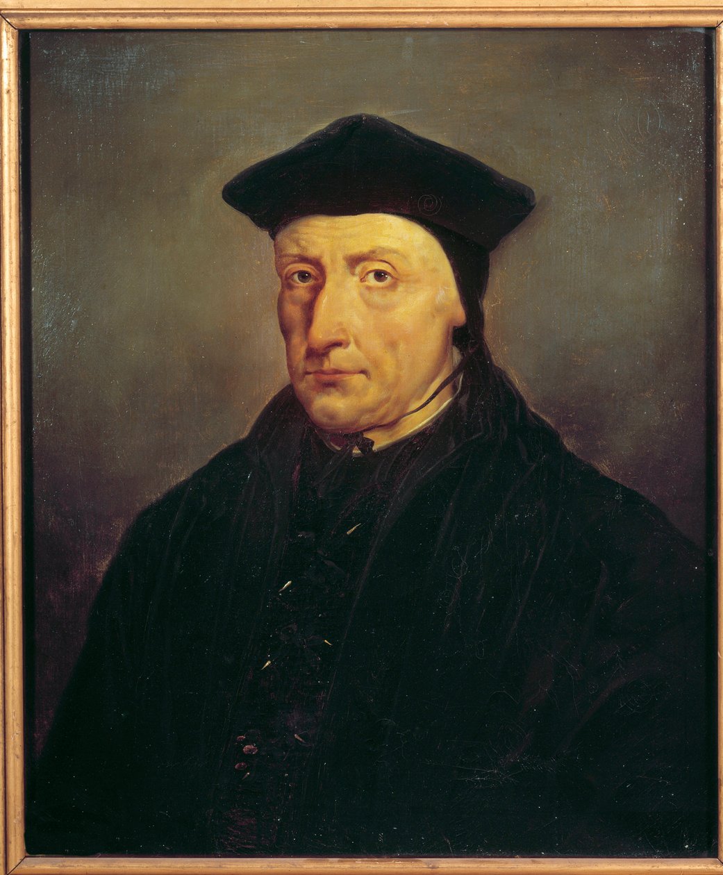 Portret Guillaume Bude (Budee) (Budaeus) (1467-1540), francuski humanista. Jean Baptiste Mauzaisse (1784 - 1844) autorstwa Jean Baptiste Mauzaisse