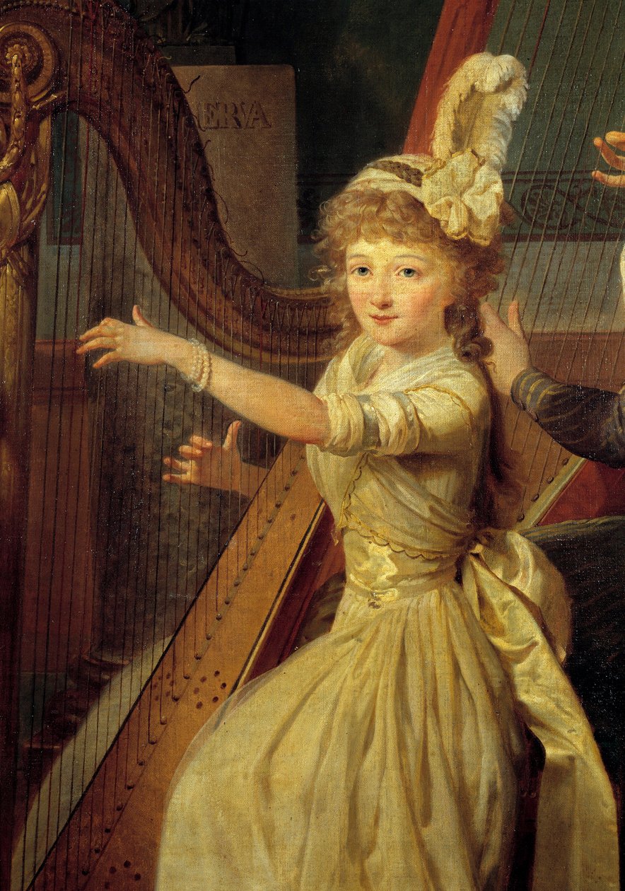 Stephanie Felicite Ducrest de Saint-Aubin, hrabina Genlis autorstwa Jean Baptiste Mauzaisse
