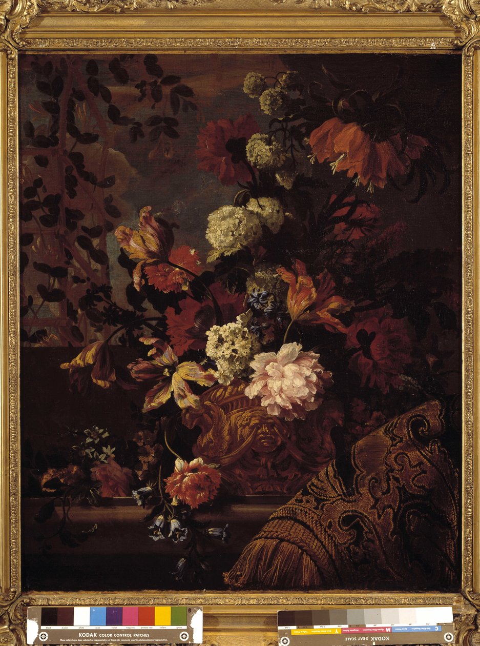 Kwiaty (olej na płótnie) autorstwa Jean Baptiste Monnoyer