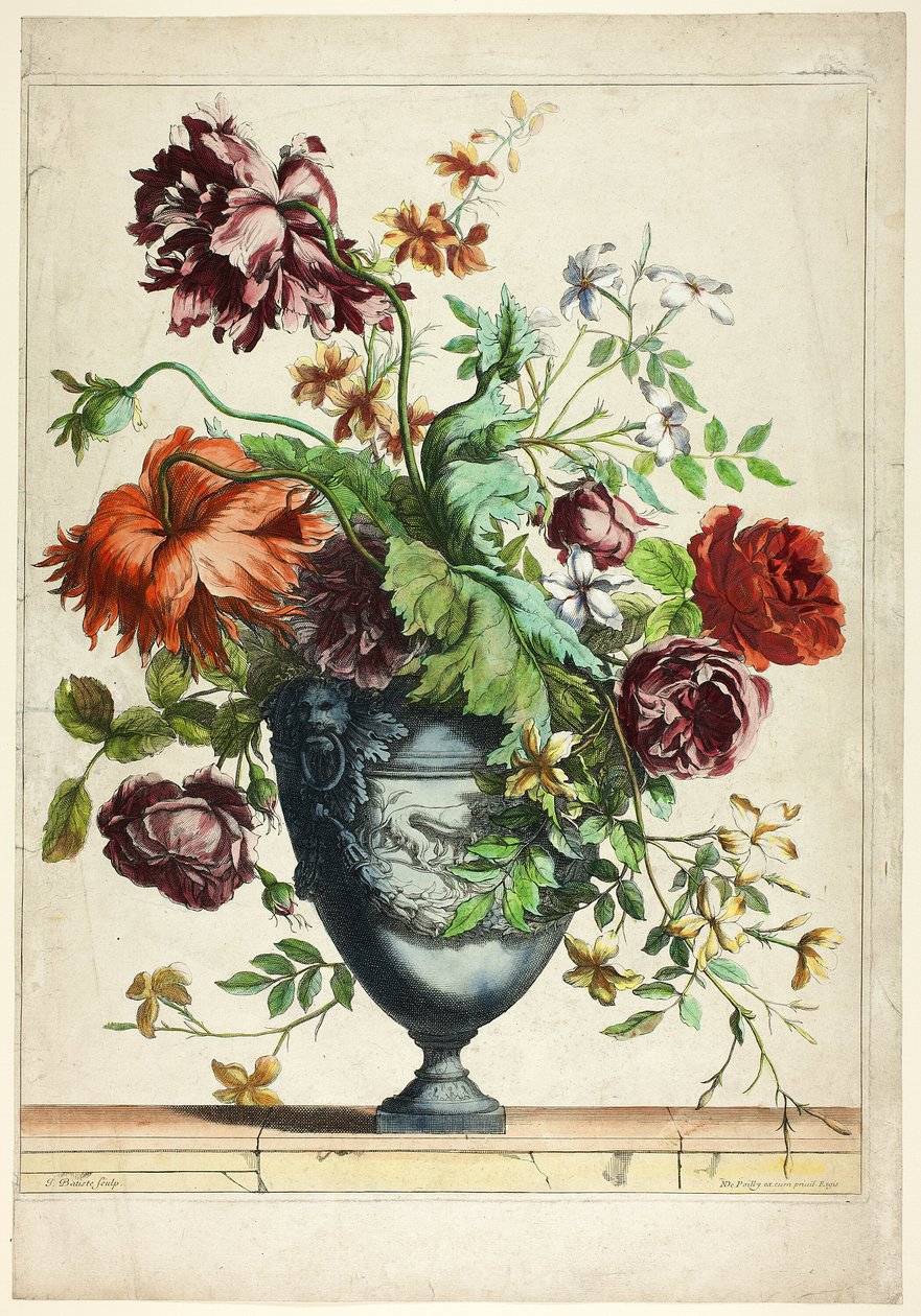 Vase Bleu autorstwa Jean Baptiste Monnoyer