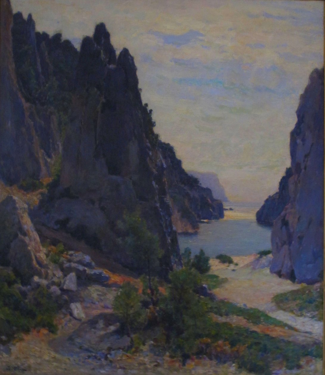 Calanque w en-Vau autorstwa Jean Baptiste Olive