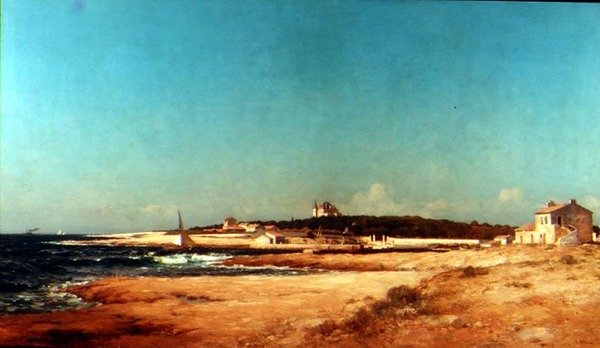 Scena przybrzeżna autorstwa Jean Baptiste Olive
