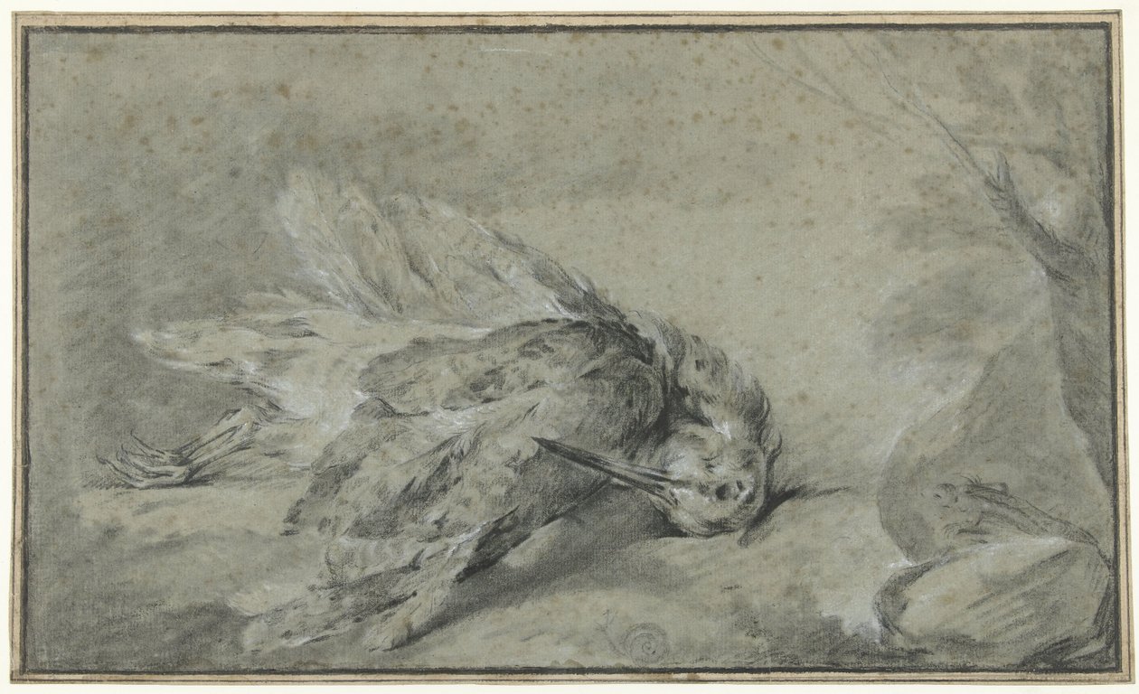 Martwy słonka (Scolopax rusticola) autorstwa Jean Baptiste Oudry