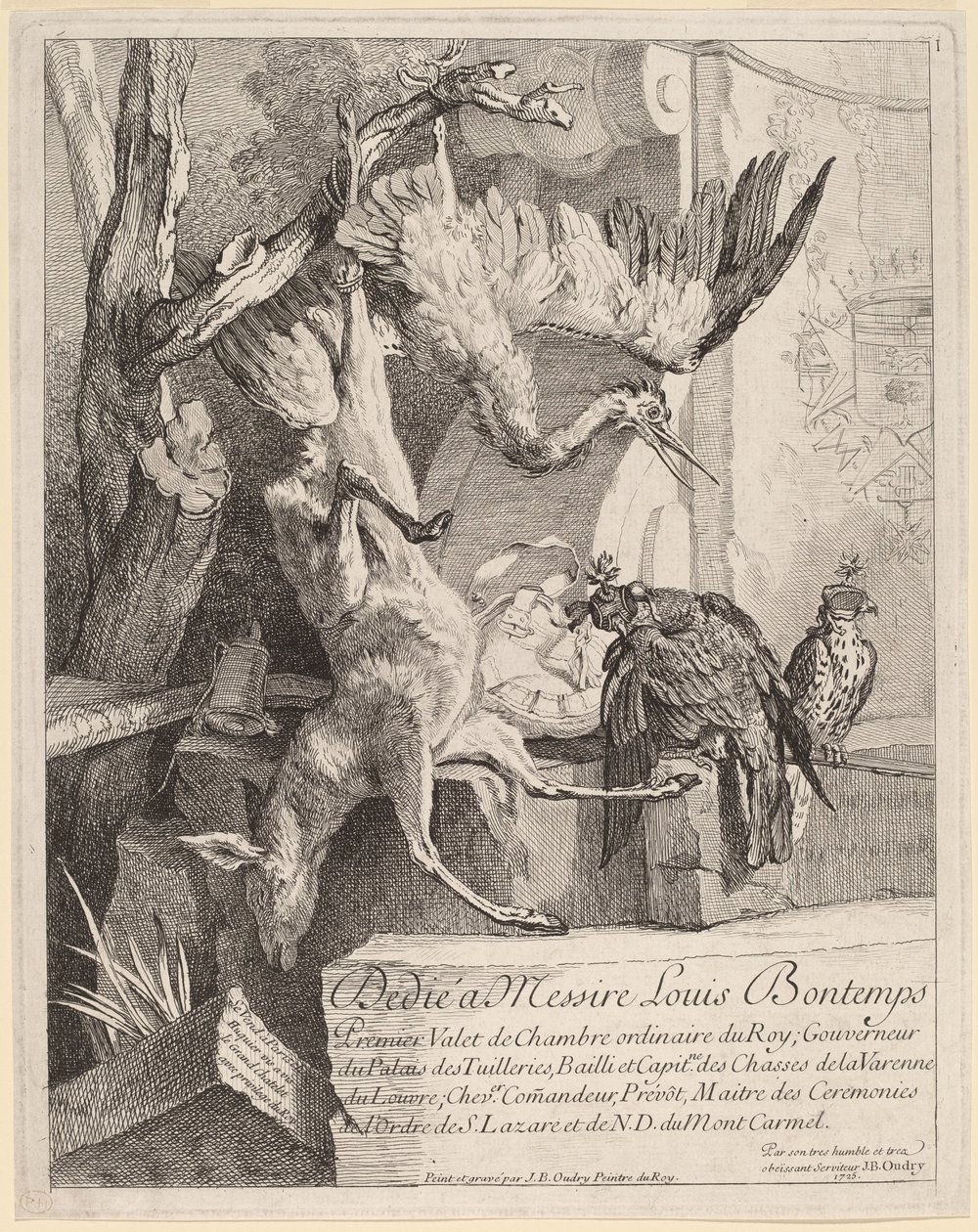 Fronton autorstwa Jean-Baptiste Oudry