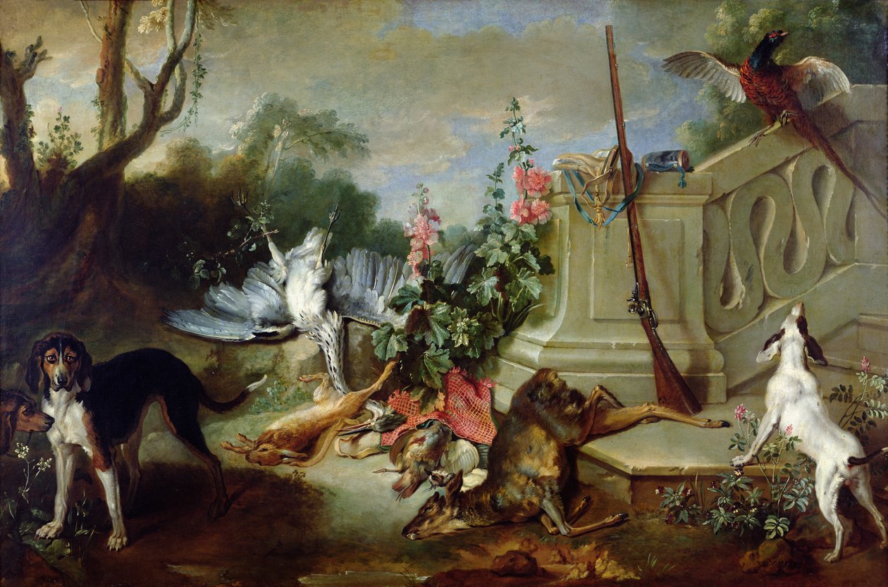 Powrót polowania, 1732 autorstwa Jean Baptiste Oudry