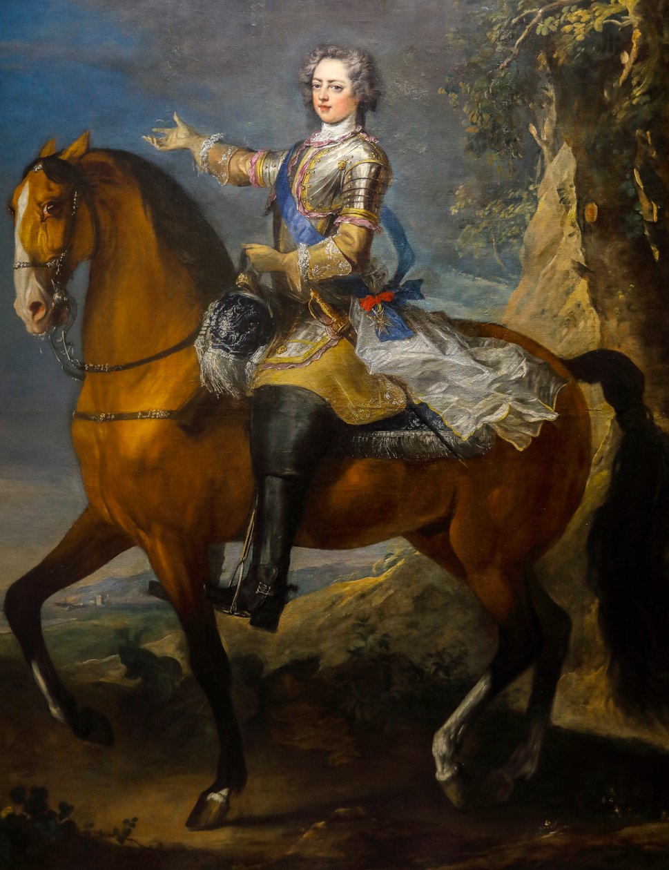 Młody Ludwik XV, król Francji autorstwa Jean Baptiste & Parrocel Charles (1688 1752) van Loo