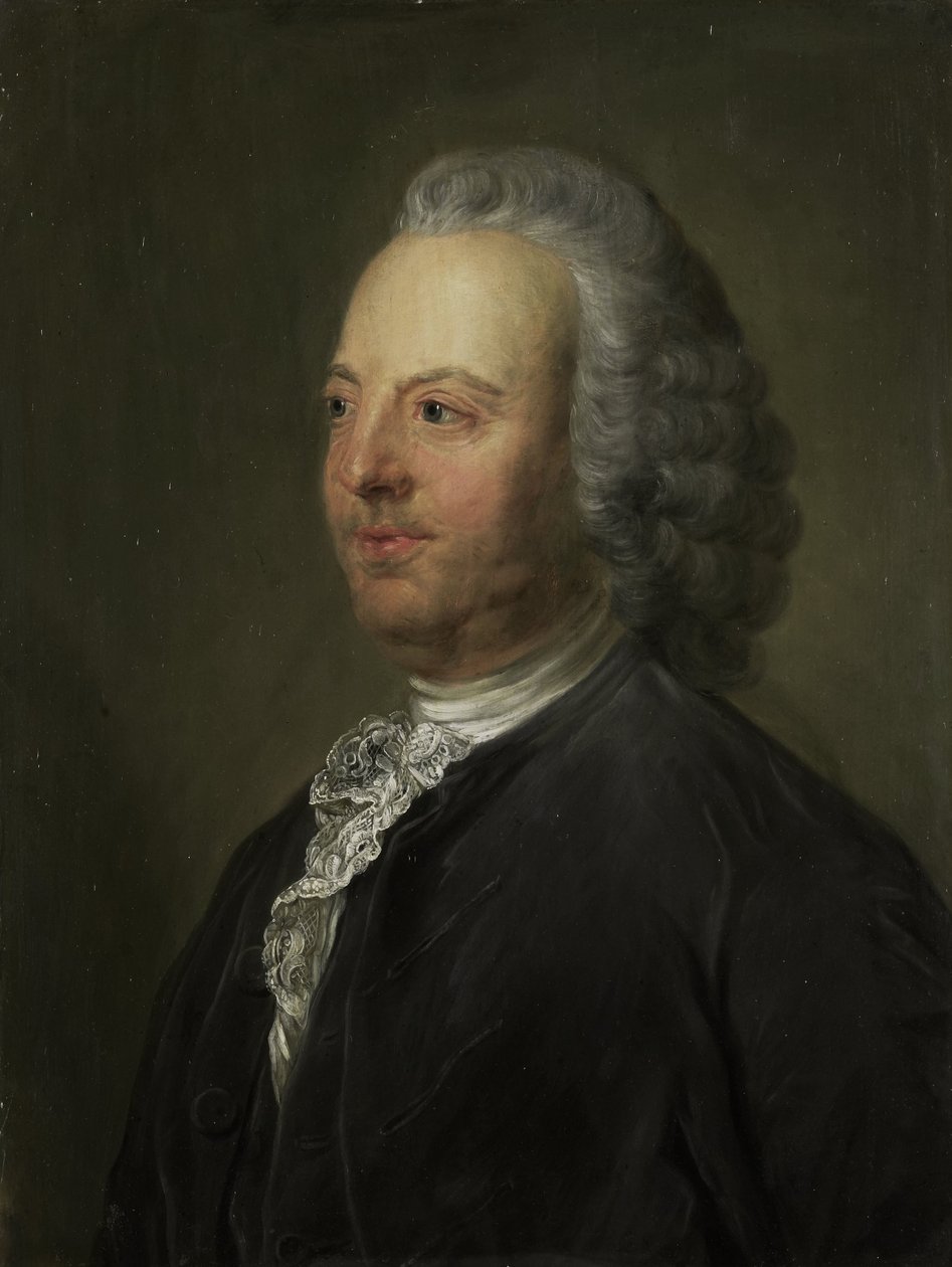 Antoniego Warina (1712-64). Statki Amsterdamu autorstwa Jean Baptiste Perroneau (copy after)