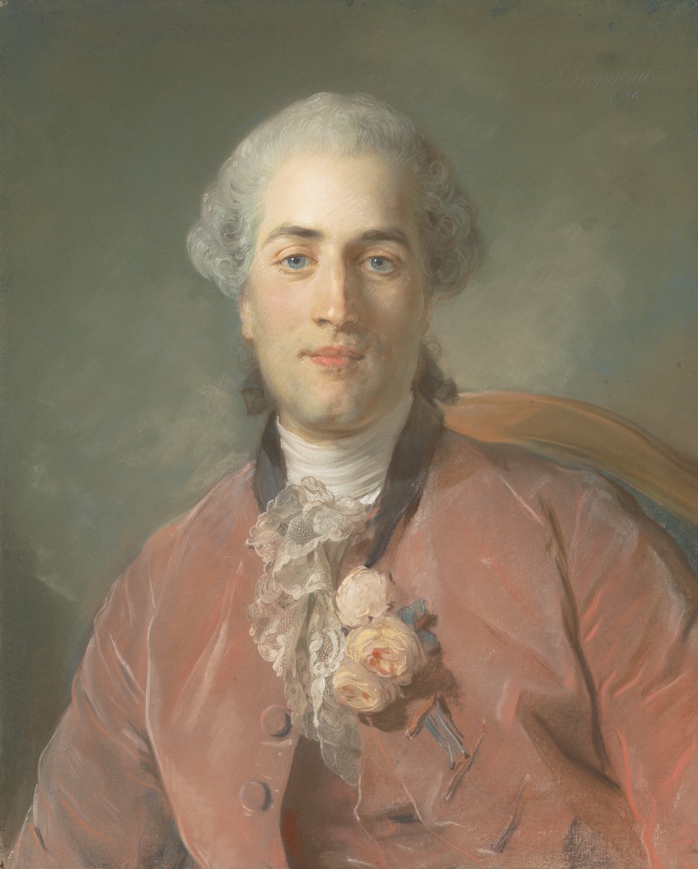Olivier Journu 1724-1783, 1756. autorstwa Jean Baptiste Perronneau